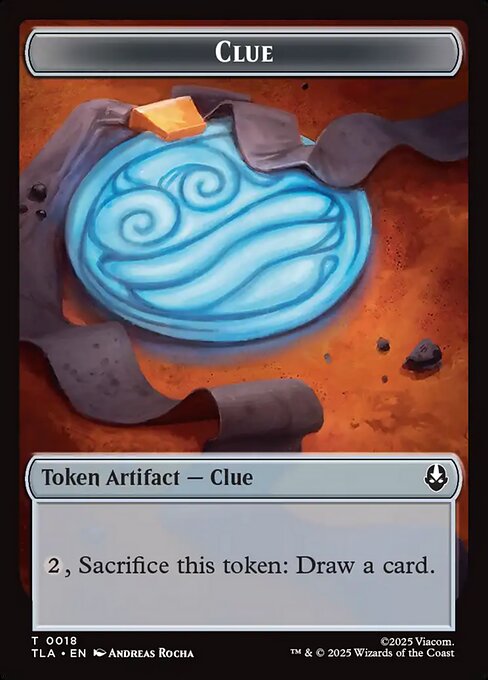 Ally (0005) // Clue (0018) Double-Sided Token (TLA-5 // 18)