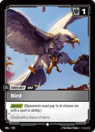 Bird // Buff Token (UNL-T02 )