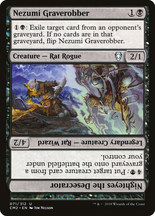 Nezumi Graverobber // Nighteyes the Desecrator (CM2-071)