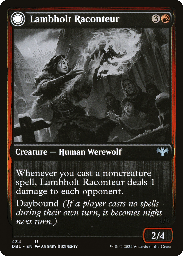 Lambholt Raconteur // Lambholt Ravager (DBL-434) (Foil)