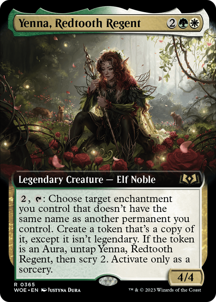 Yenna, Redtooth Regent (WOE-365) (Extended Art) (Foil)