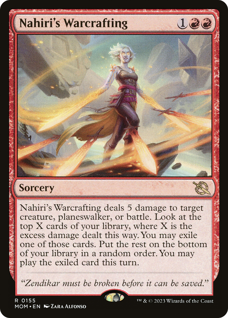 Nahiri's Warcrafting (MOM-155) (Foil)