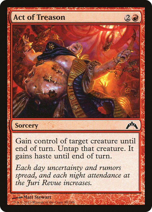 Act of Treason (GTC-085) (Foil)
