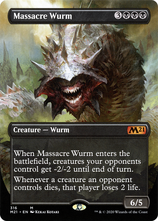 Massacre Wurm (M21-316) (Borderless) (Foil)