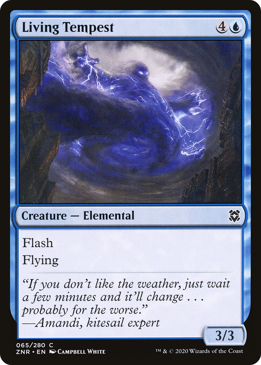 Living Tempest (ZNR-065) (Foil)