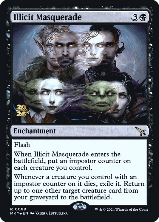 Illicit Masquerade (PRE-88S) (Foil)