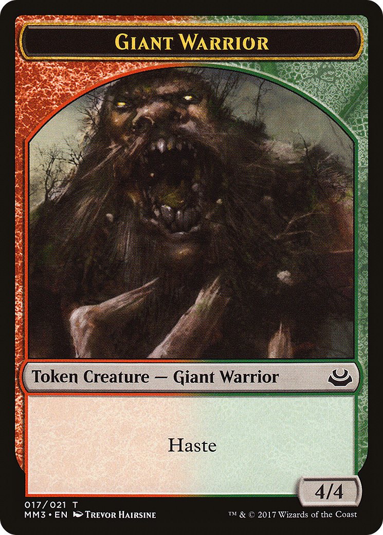 Giant Warrior Token (MM3-017)