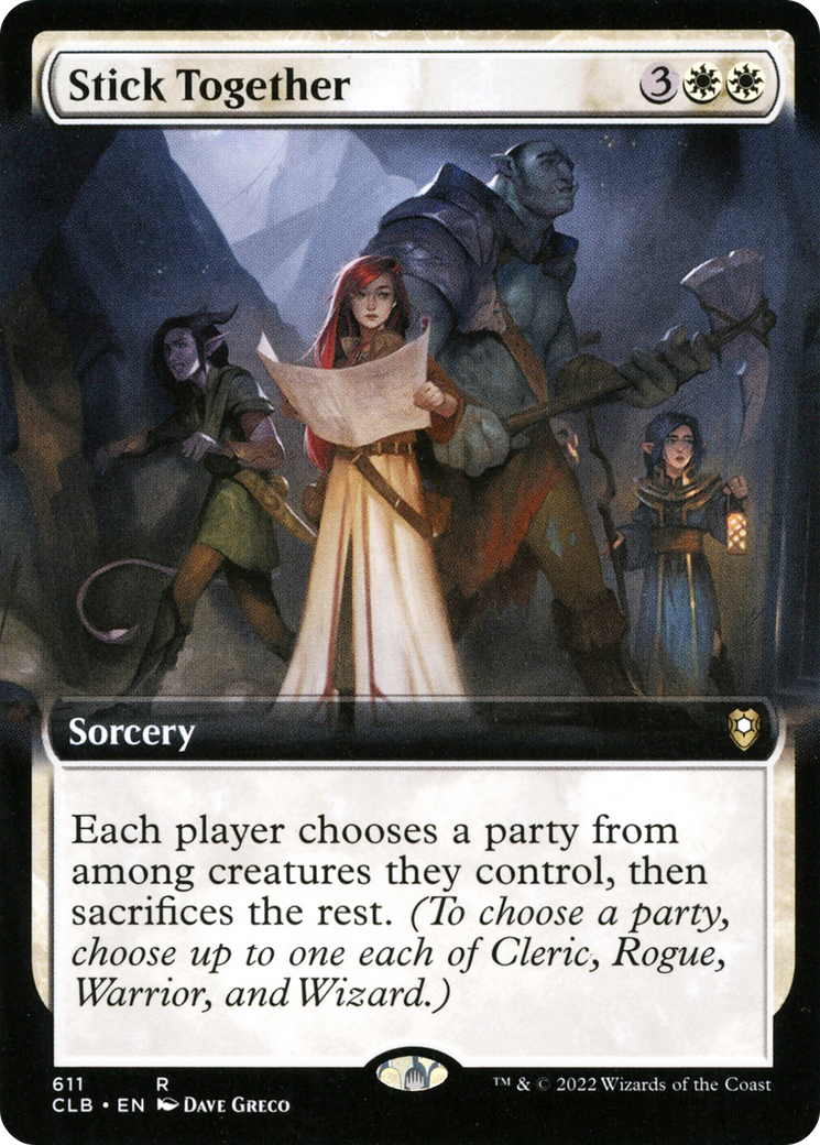 Stick Together (CLB-611) (Extended Art) (Foil)