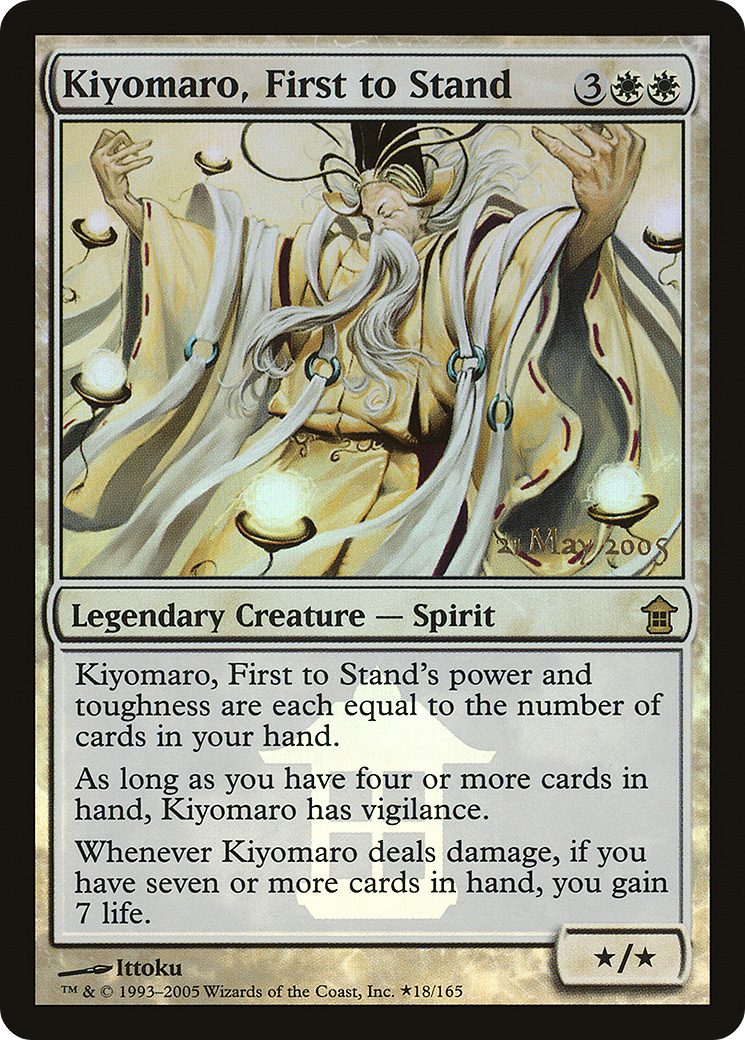 Kiyomaro, First to Stand (PRE-18★) (Foil)