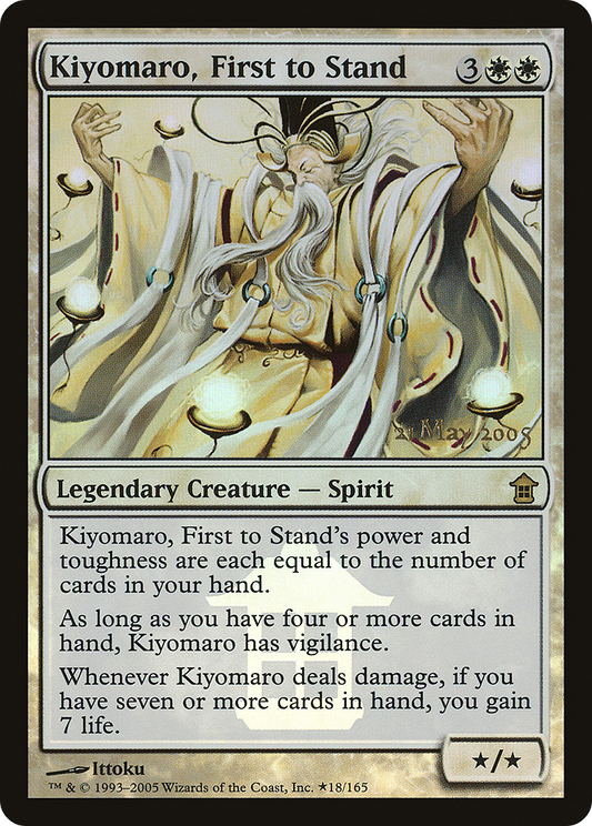Kiyomaro, First to Stand (PRE-18★) (Foil)