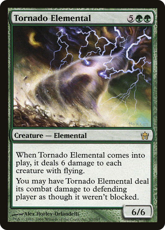 Tornado Elemental (5DN-097) (Foil)