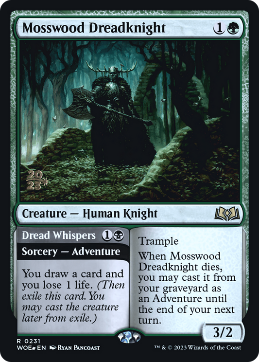 Mosswood Dreadknight // Dread Whispers (PRE-231S) (Foil)