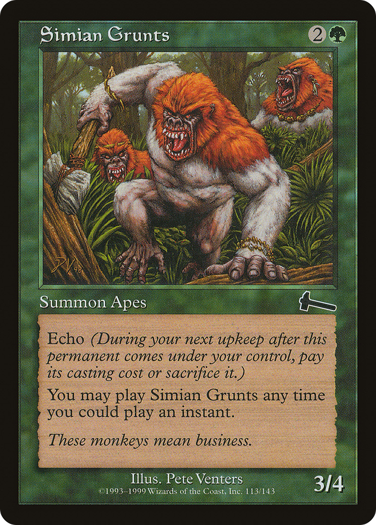 Simian Grunts (ULG-113) (Foil)