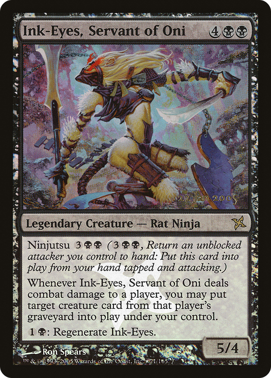 Ink-Eyes, Servant of Oni (PRE-71★) (Foil)