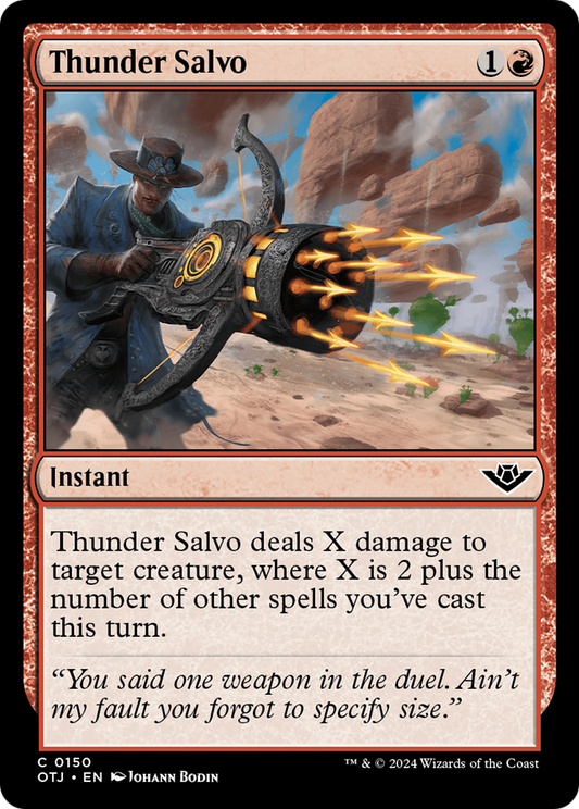 Thunder Salvo (OTJ-150) (Foil)