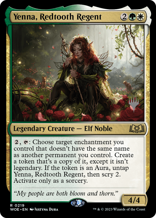 Yenna, Redtooth Regent (PPWOE-219P) (Foil)