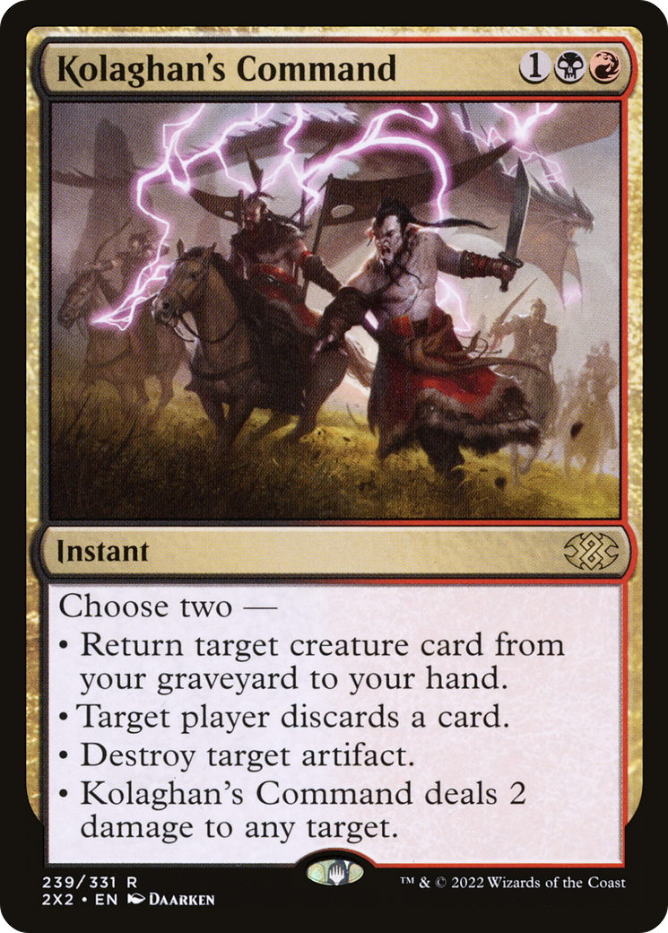 Kolaghan's Command (2X2-239) (Foil)