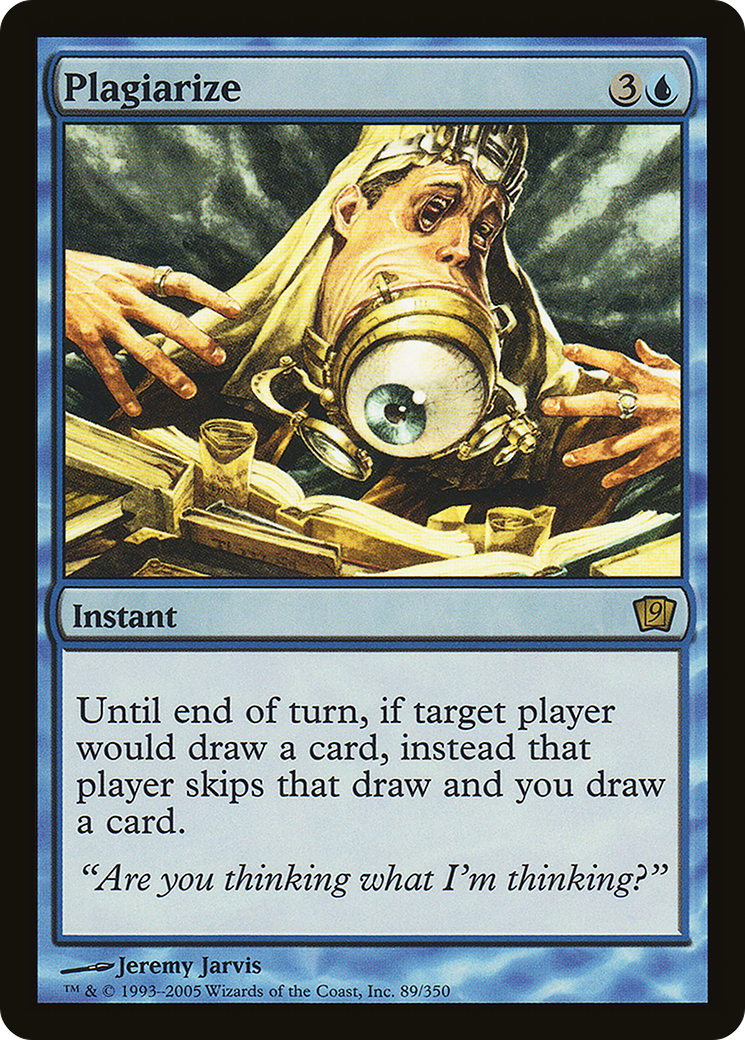 Plagiarize (9ED-89★) (Foil)