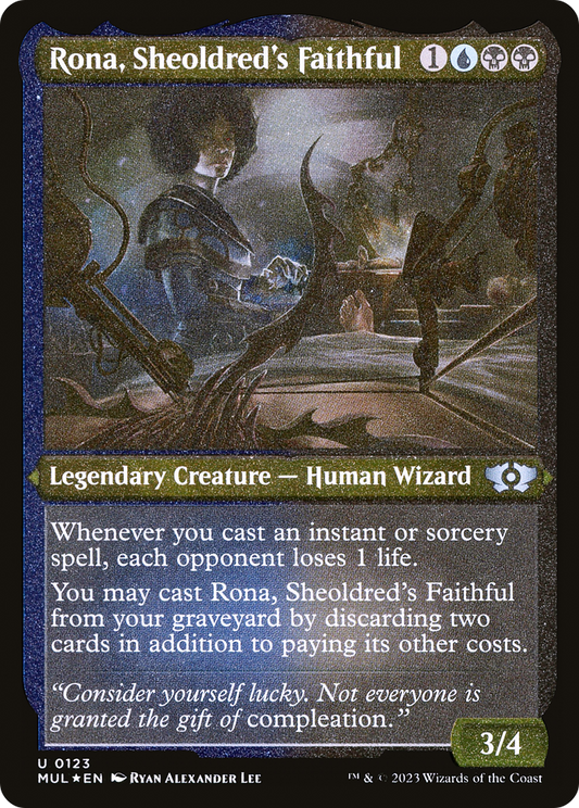 Rona, Sheoldred's Faithful (MUL-123) (Etched Foil)