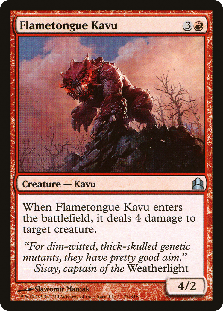 Flametongue Kavu (CMD-123)