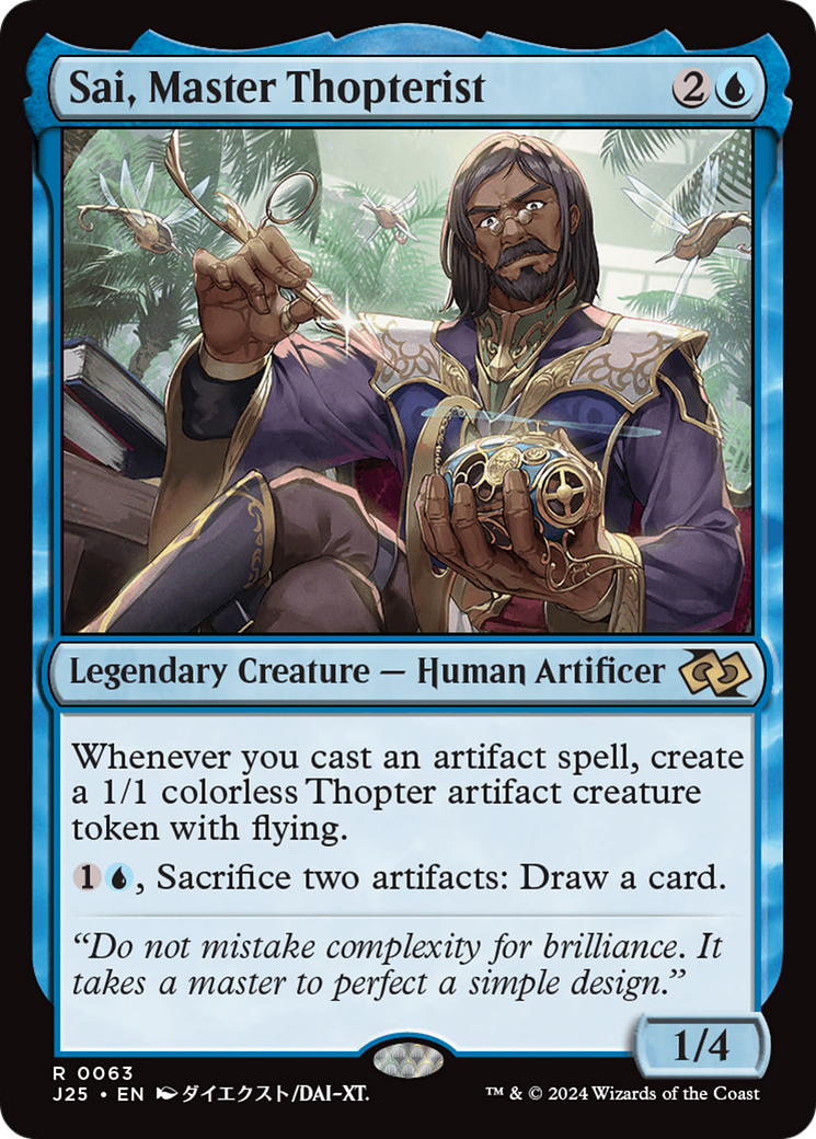 Sai, Master Thopterist (J25-063)