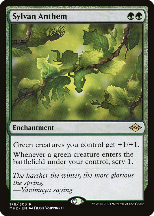 Sylvan Anthem (MH2-176) (Foil)