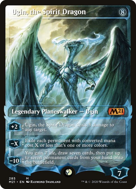 Ugin, the Spirit Dragon (M21-285) (Showcase) (Foil)