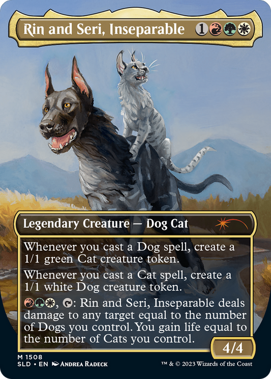 Rin and Seri, Inseparable // Rin and Seri, Inseparable (SLD-1508) (Borderless) (Foil)