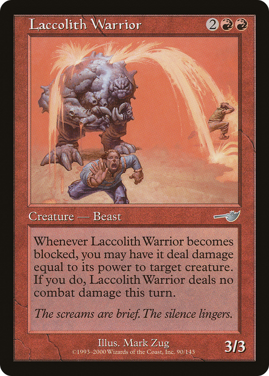 Laccolith Warrior (NMS-090) (Foil)