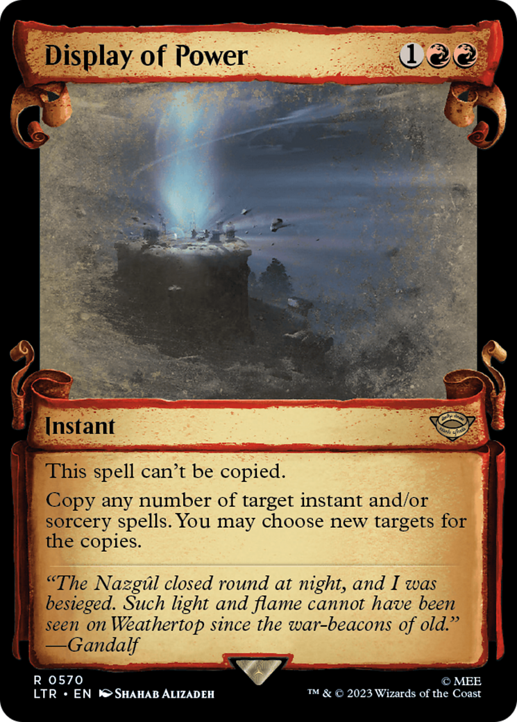 Display of Power (LTR-570) (Showcase) (Scroll)