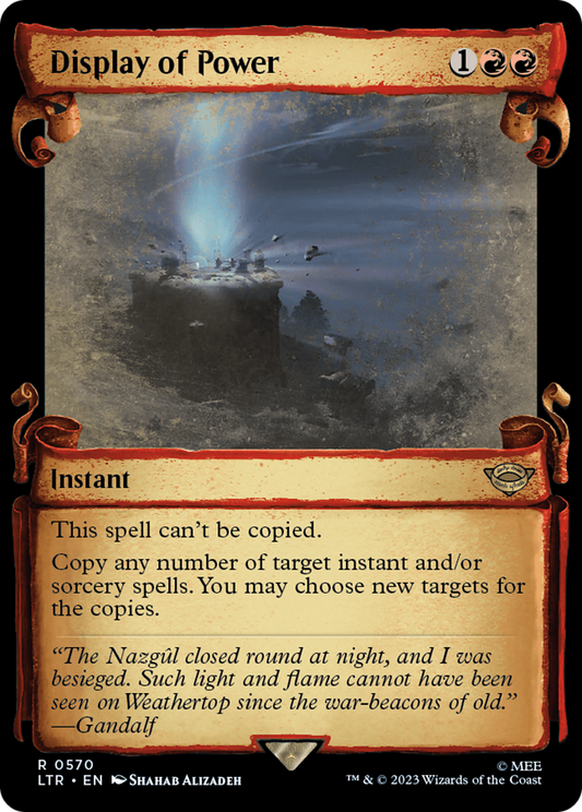 Display of Power (LTR-570) (Showcase) (Scroll)