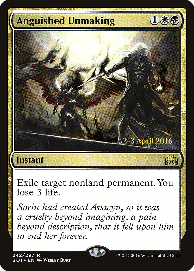 Anguished Unmaking (PRE-242S) (Foil)