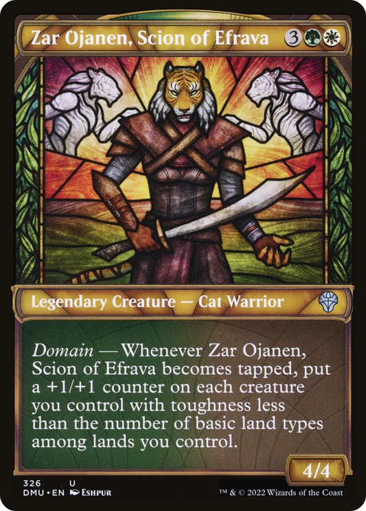 Zar Ojanen, Scion of Efrava (DMU-326) (Showcase) (Foil)