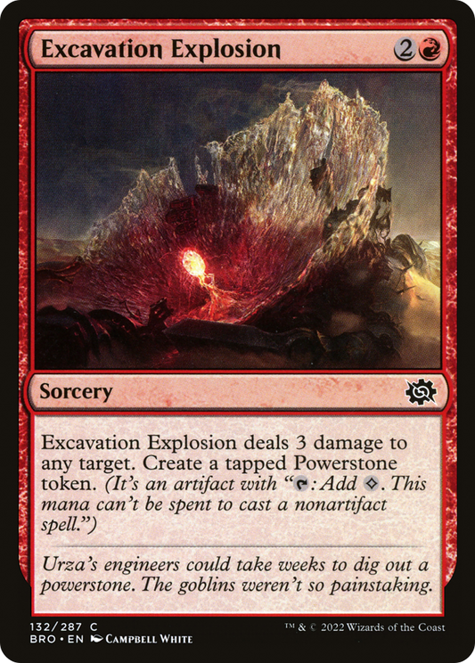 Excavation Explosion (BRO-132) (Foil)