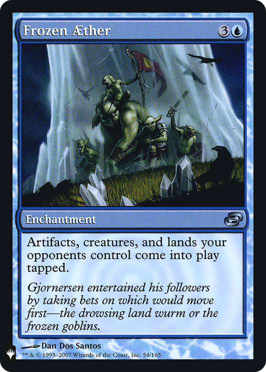 Frozen Aether (LIST-PLC-54) (Foil)