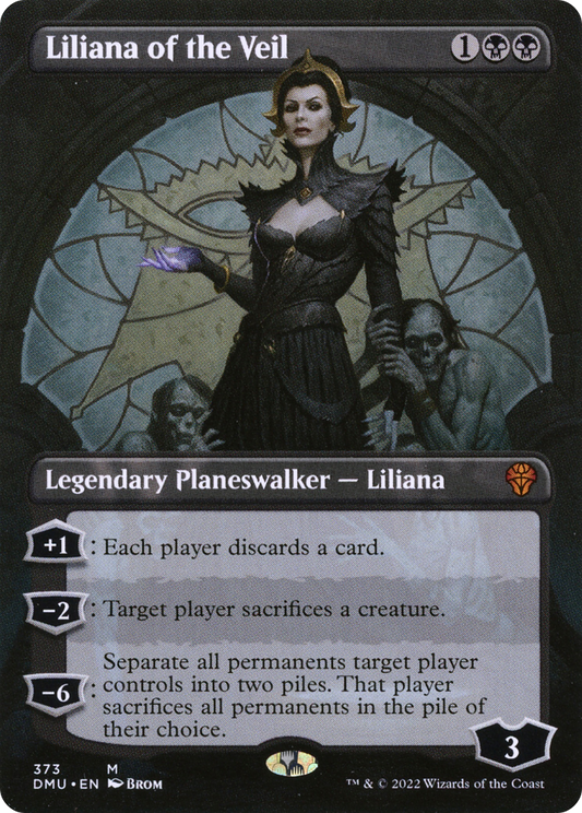 Liliana of the Veil (DMU-373) (Borderless) (Foil)