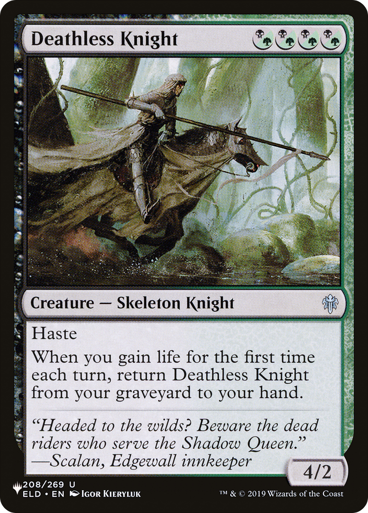 Deathless Knight (LIST-ELD-208)