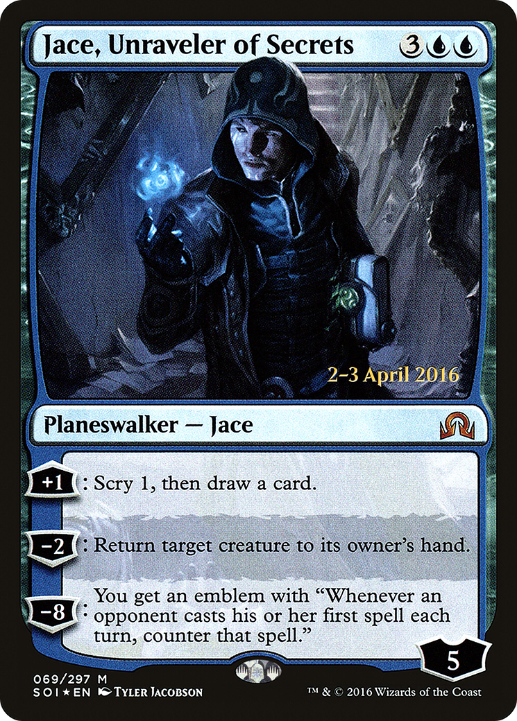 Jace, Unraveler of Secrets (PRE-69S) (Foil)