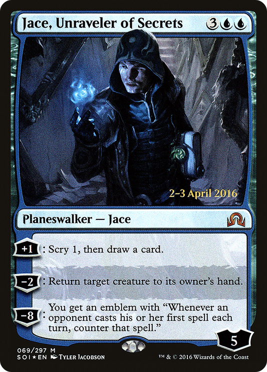 Jace, Unraveler of Secrets (PRE-69S) (Foil)