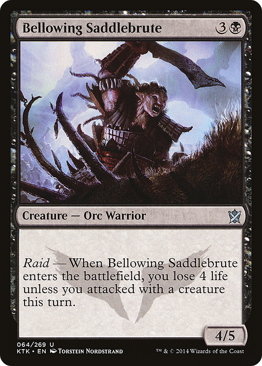 Bellowing Saddlebrute (KTK-064) (Foil)