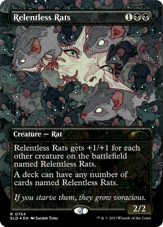 Relentless Rats (SLD-754) (Borderless) (Foil)