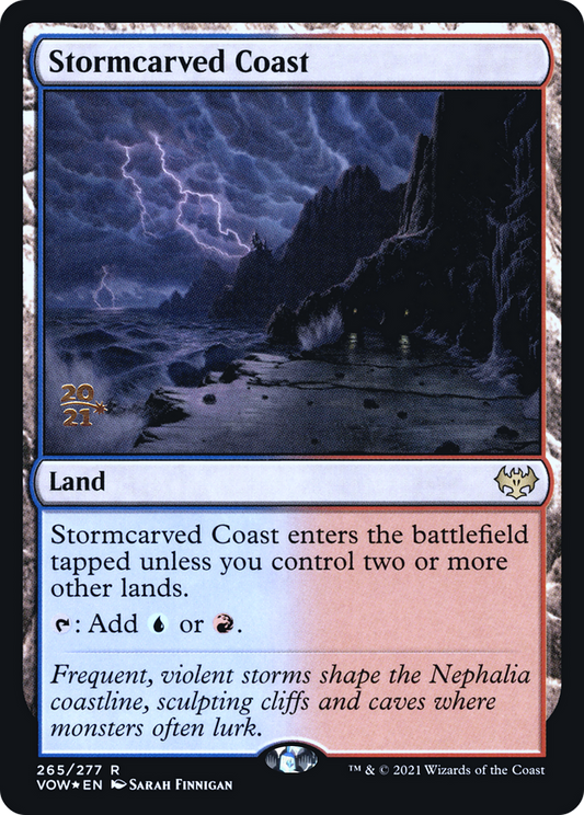 Stormcarved Coast (PRE-265S) (Foil)