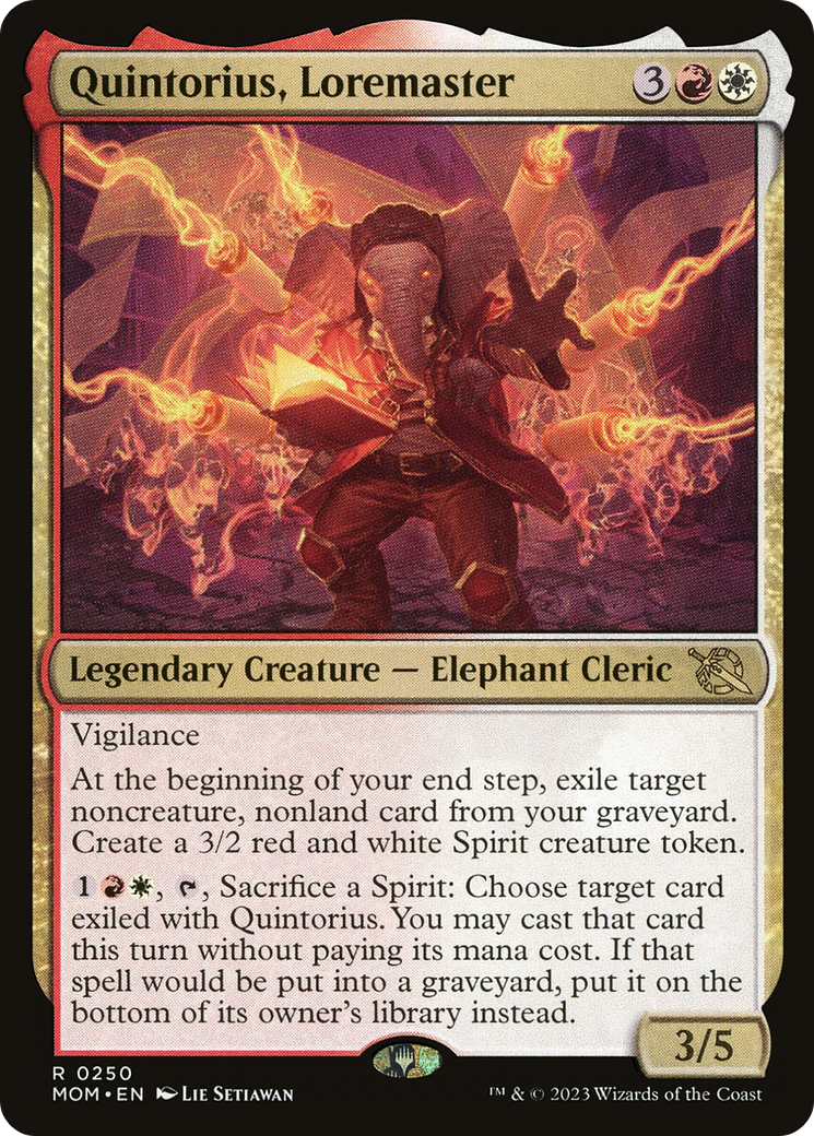 Quintorius, Loremaster (MOM-250) (Foil)