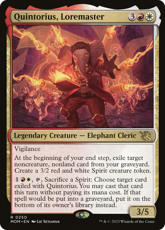 Quintorius, Loremaster (MOM-250) (Foil)