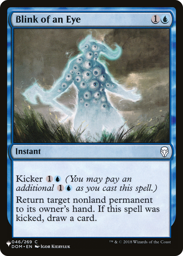 Blink of an Eye (LIST-DOM-46)