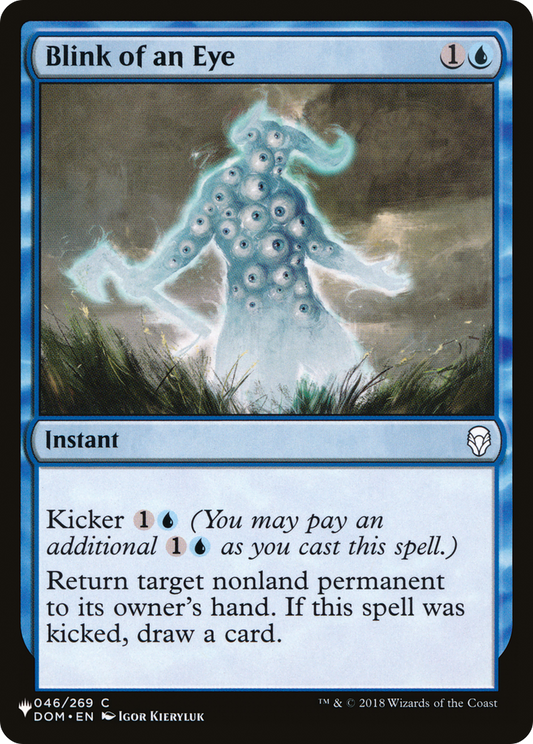 Blink of an Eye (LIST-DOM-46)