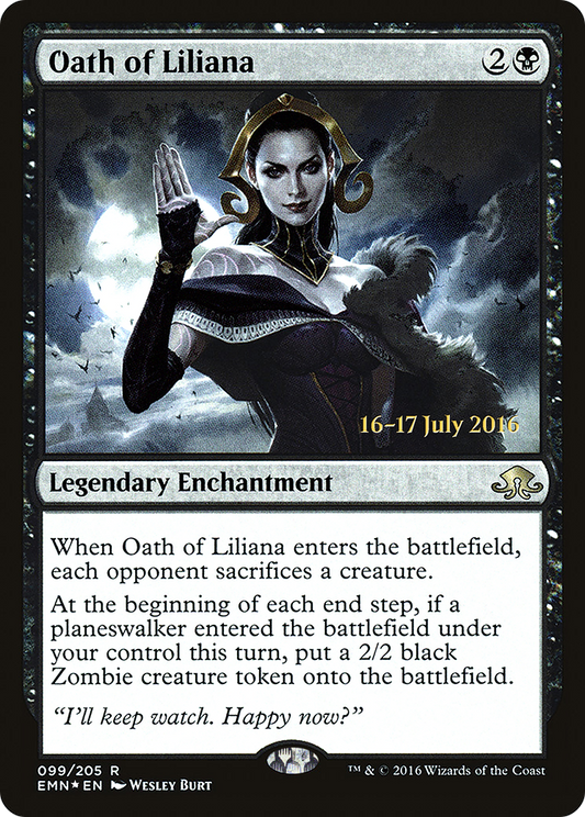 Oath of Liliana (PRE-99S) (Foil)