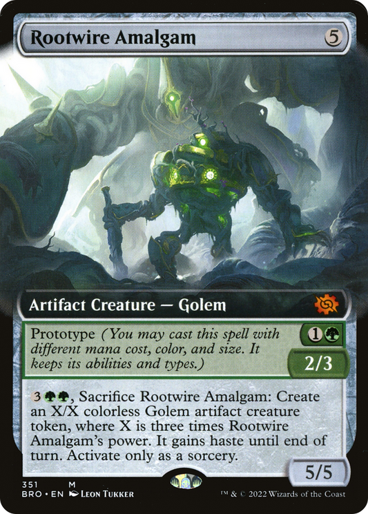Rootwire Amalgam (BRO-351) (Extended Art) (Foil)