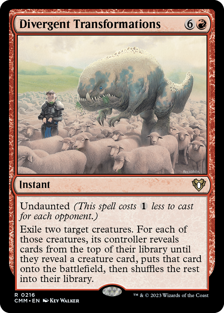 Divergent Transformations (CMM-216) (Foil)