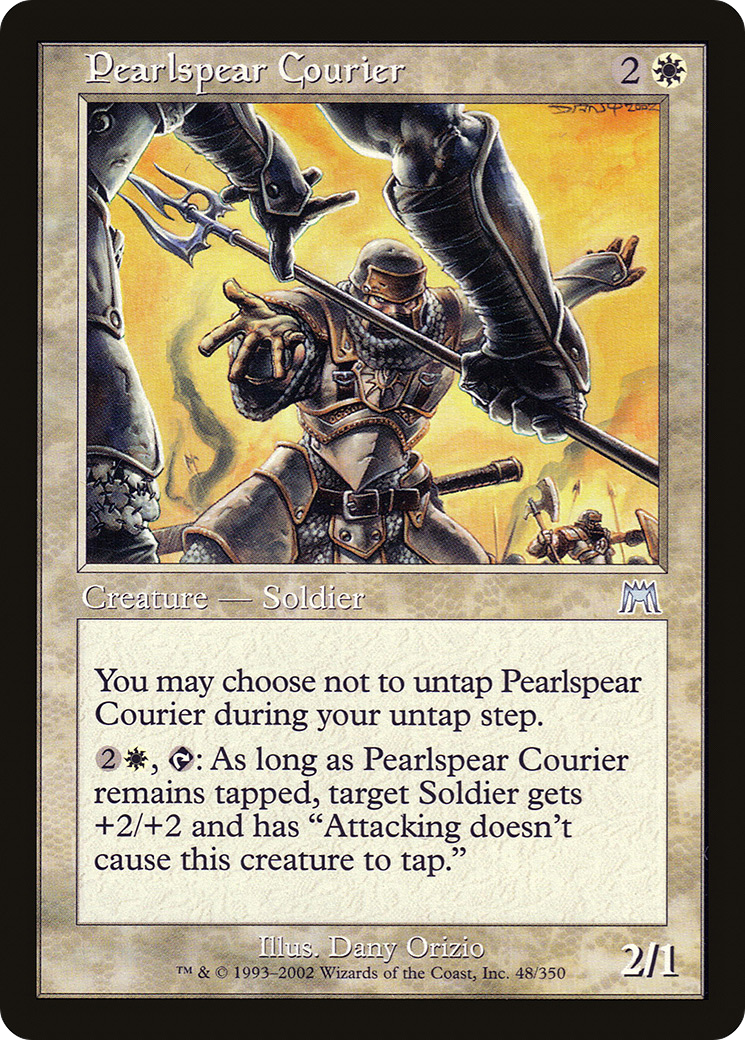 Pearlspear Courier (ONS-048) (Foil)